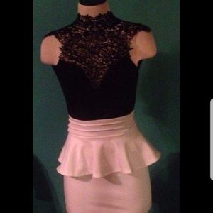 Black and white dress